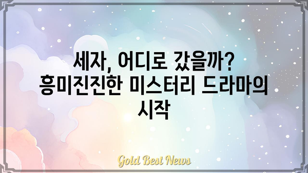 세자, 어디로 갔을까? | 세자가 사라졌다 몇 부작, 드라마 정보 총정리